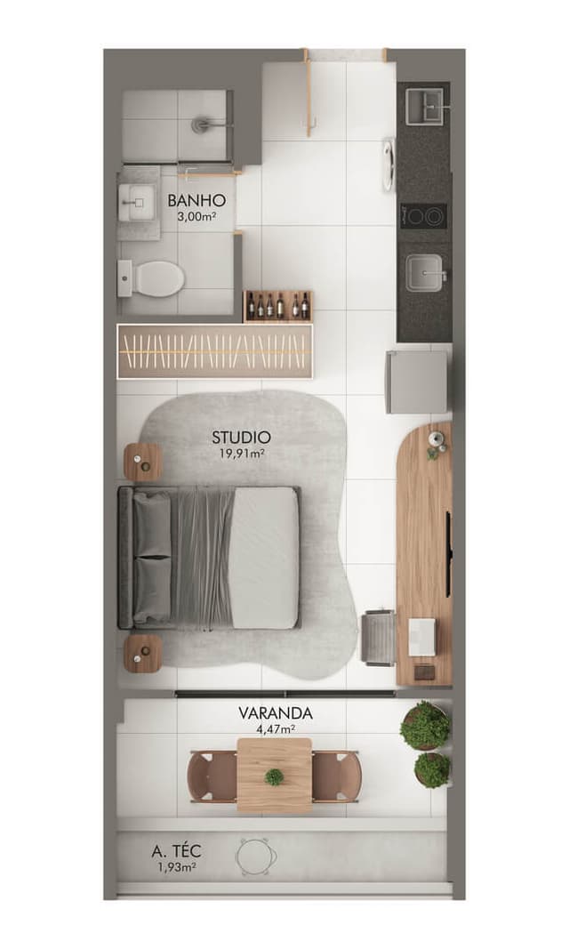 <p>Apartamento Coluna 08</p>
