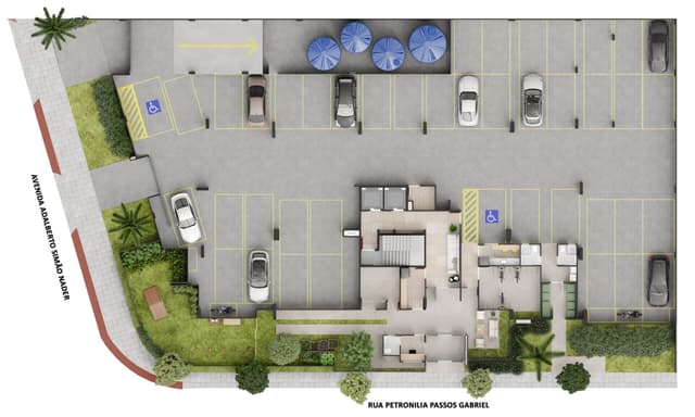 <p>Implantação pavimento 1</p>