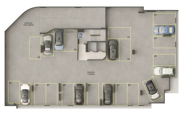 <p>Garagem – 3° Pavimento</p>
