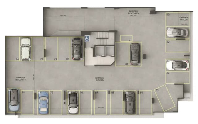<p>Garagem – 4° Pavimento</p>