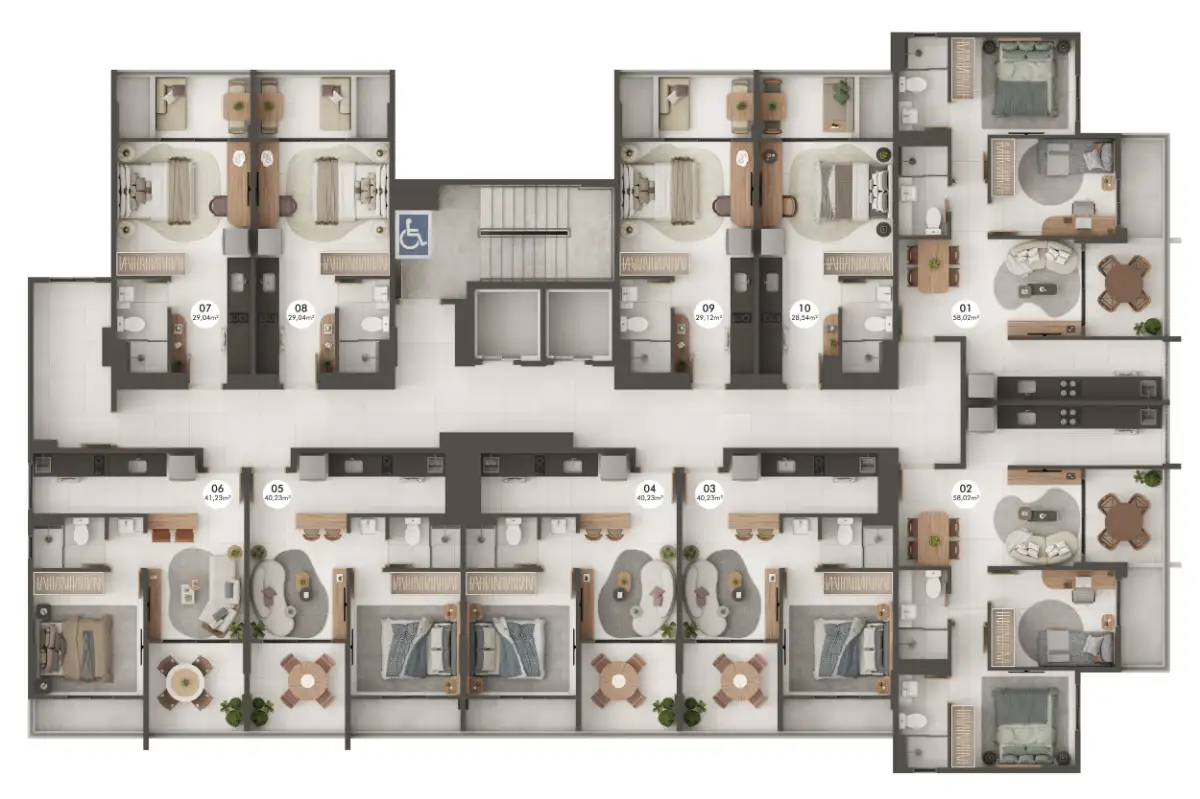 <p>Pavimento Tipo</p>